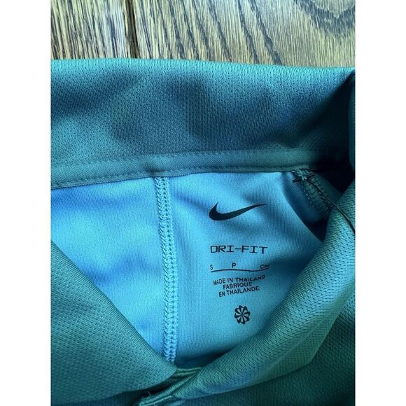 Nike Dri Fit Victory+ Block Mens Blue Navy Green Golf Polo Shirt New Size Small - Picture 3 of 6